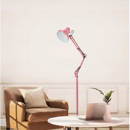 Grindinė lempa 1xE27/40W/230V rožinė