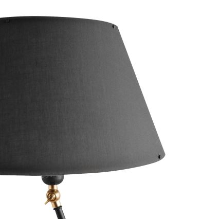 Grindinė lempa AYD 1xE27/40W/230V juoda