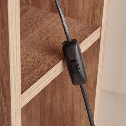 Grindinė lempa AYD 1xE27/40W/230V ruda/balta