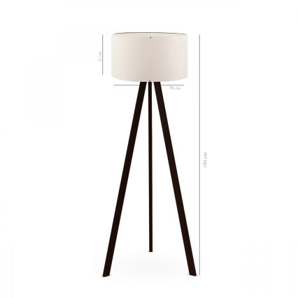 Grindinė lempa AYD 1xE27/40W/230V ruda/balta