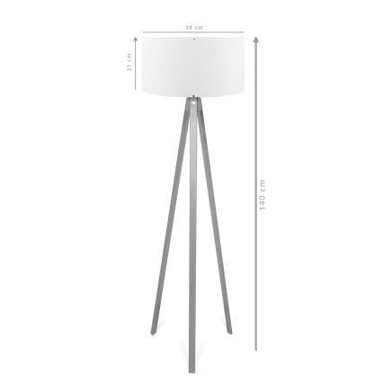 Grindinė lempa AYD 1xE27/40W/230V ruda/raudona