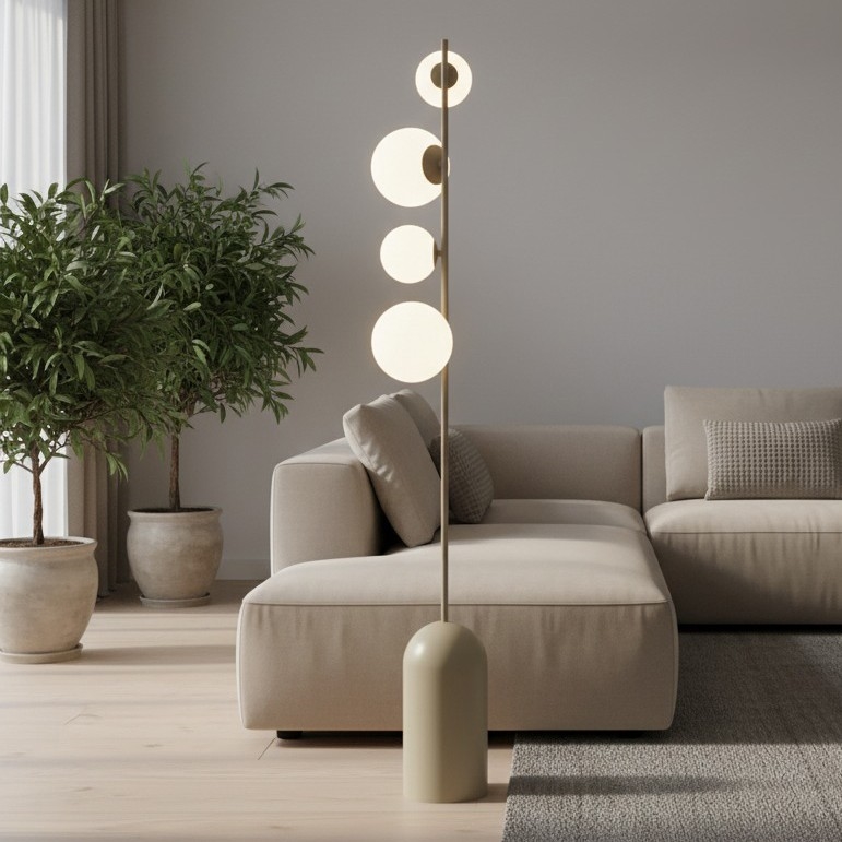 Grindinė lempa ETNO 4xG9/8W/230V smėlio spalvos