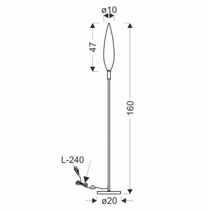 Grindinė lempa NORDIC 1xG9/5W/230V juoda/dūminė smėlinė