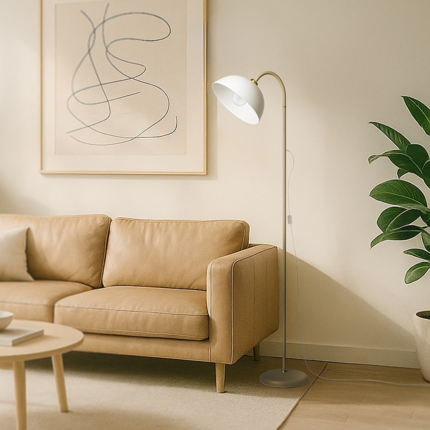 Grindinė lempa ZACK 1xE27/60W/230V smėlinė