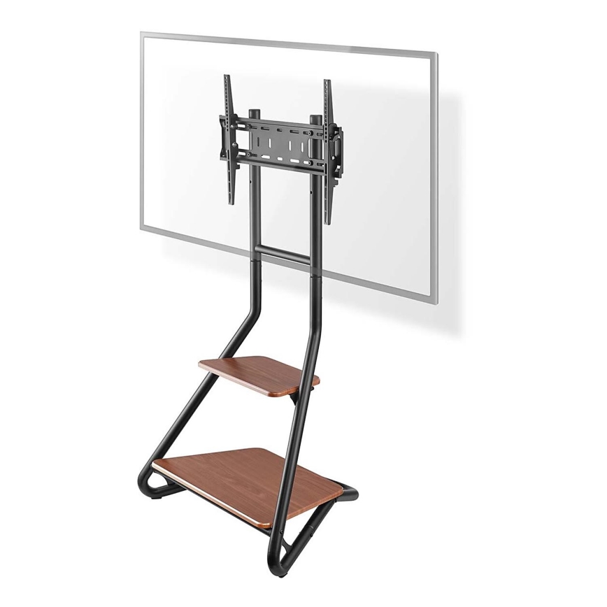Grindinis stovas televizoriui 37-75" juoda/ruda