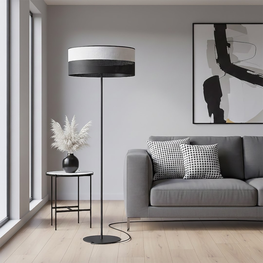 Grindinis šviestuvas KARBON 1xE27/15W/230V juodas/pilkas