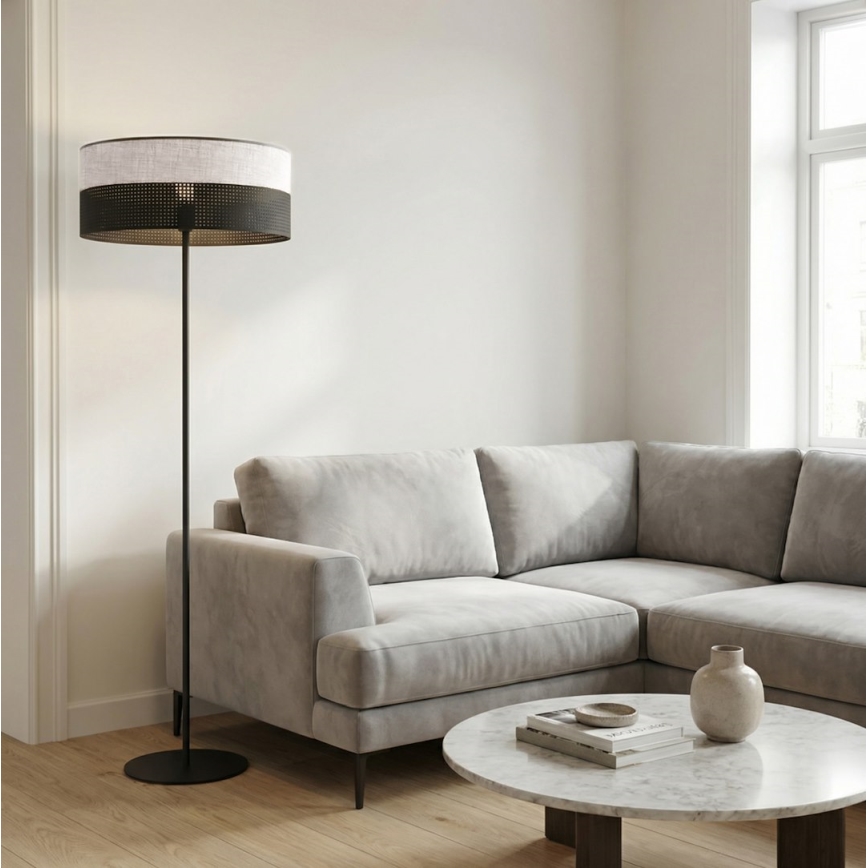 Grindinis šviestuvas KARBON 1xE27/15W/230V juodas/pilkas