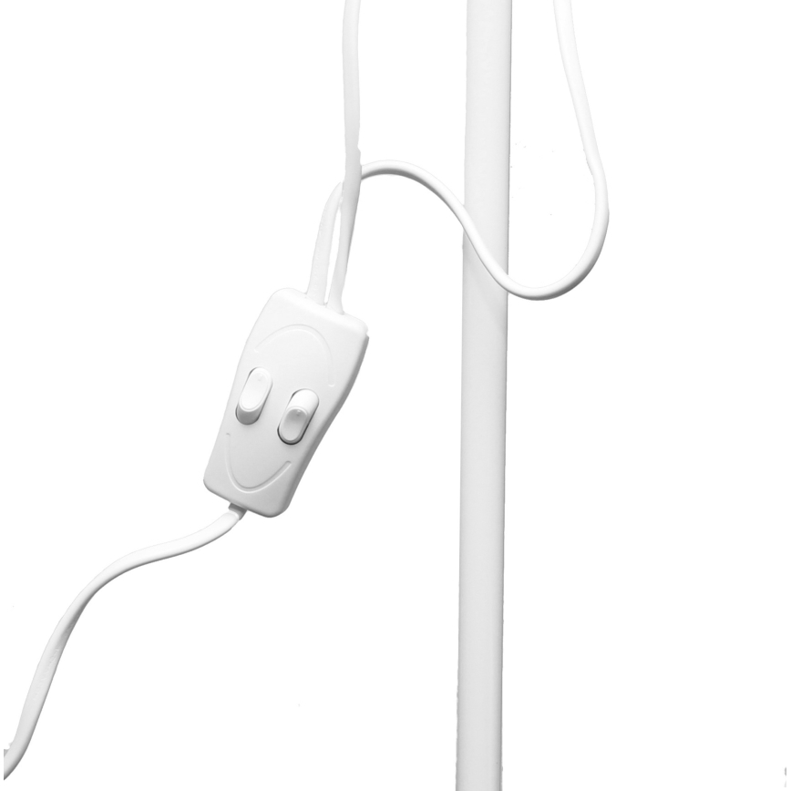 Grindinis šviestuvas WENDY 1xE27/100W/230V + 1xE14/40W baltas