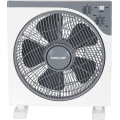 Grindinis ventiliatorius 45W/230V, skersmuo 37 cm, baltas/pilkas