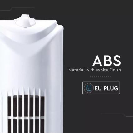 Grindinis ventiliatorius su laikmačiu 45W/230V baltas