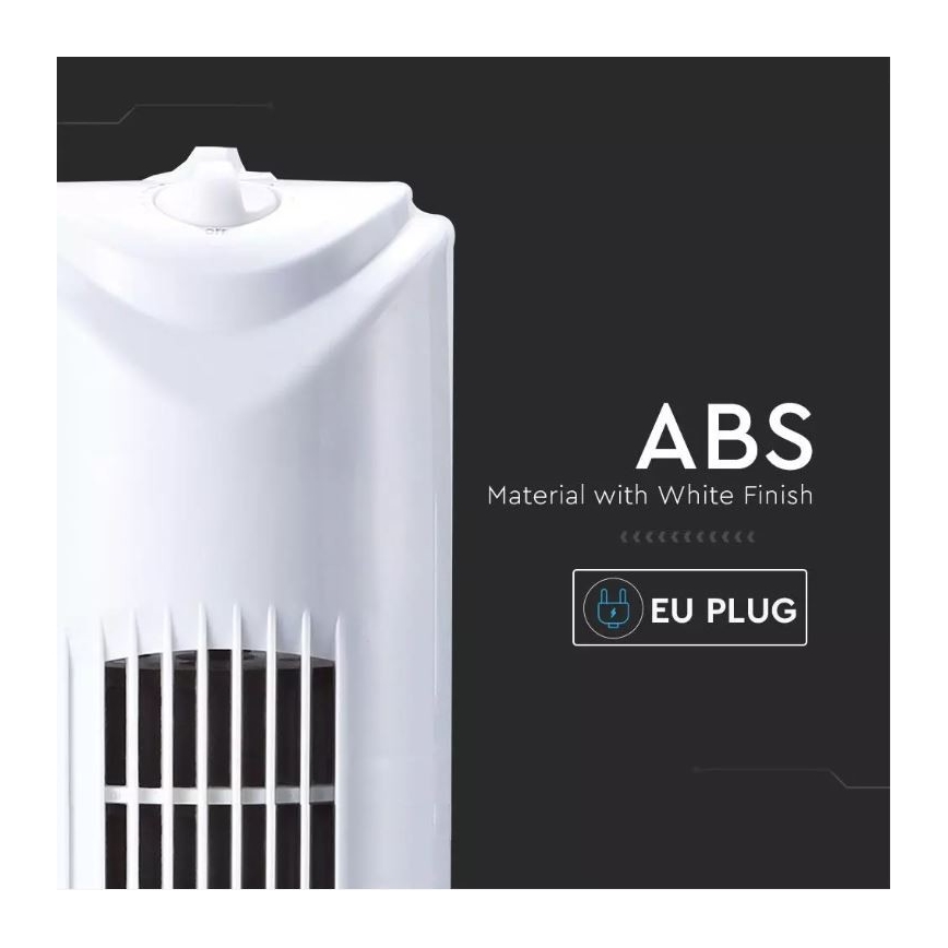 Grindinis ventiliatorius su laikmačiu 45W/230V baltas