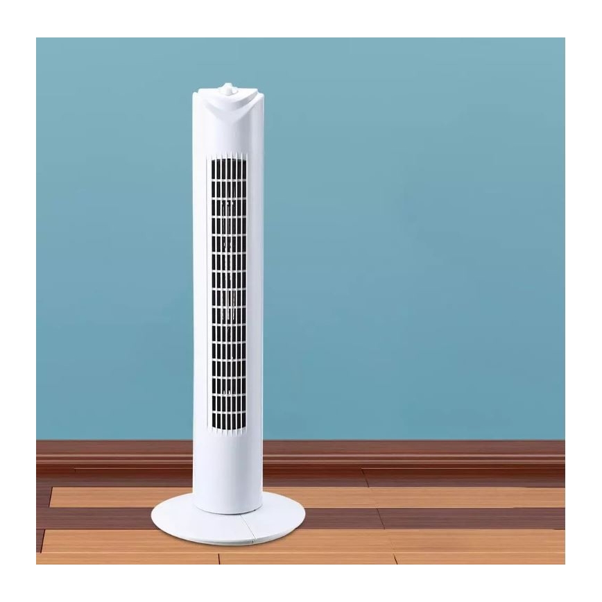 Grindinis ventiliatorius su laikmačiu 45W/230V baltas