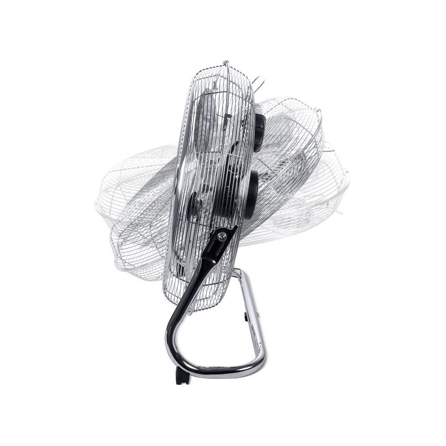 Grindinis ventiliatorius VIENTO 100W/230V blizgus chromas