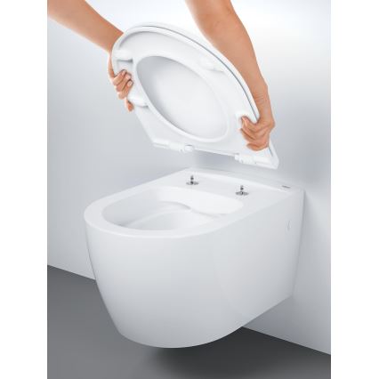 GROHE 103848SH00 - Pakabinamas unitazas START ROUND CERAMIC 368 × 543 mm patvari balta