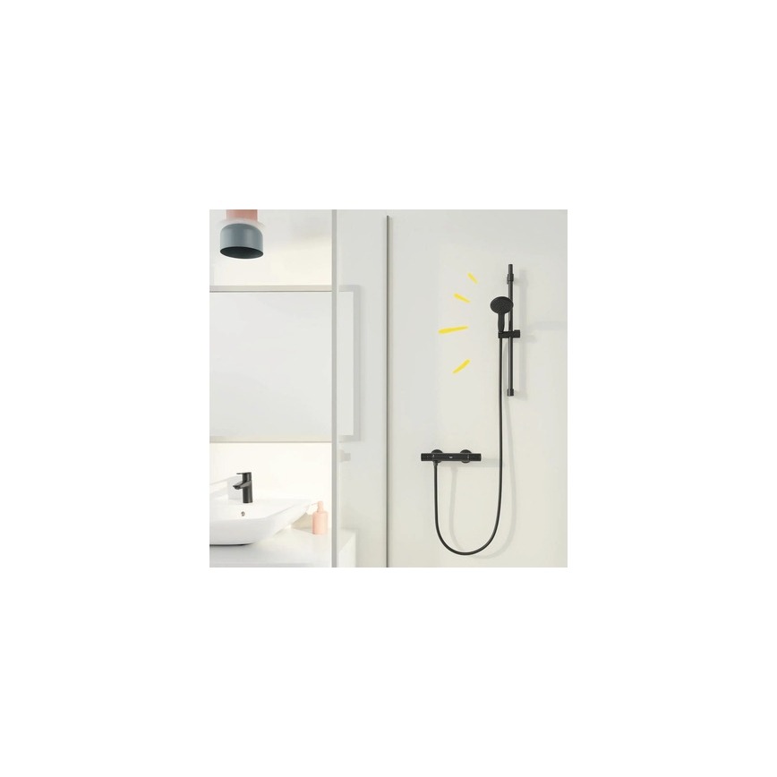 GROHE 1053152431 - Rankinė dušo galvutė VITALIO START 110, 600 mm, juoda