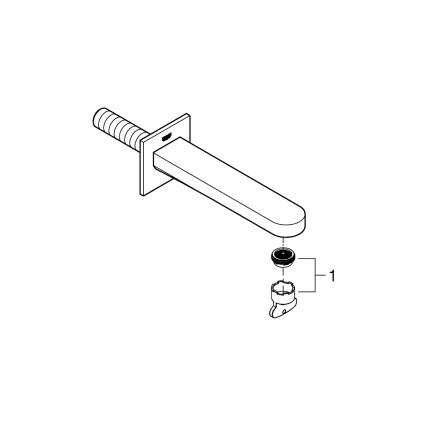 GROHE 13404003 - Vonios nuotėkas PLUS 168 mm blizgus chromas