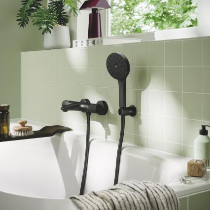 GROHE 1348632430 - Rankinė dušo galvutė VITALIO JOY+ 120 mm juoda
