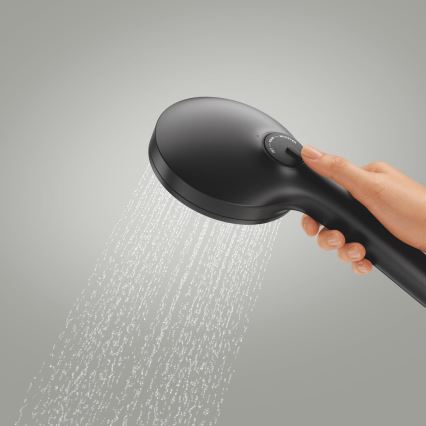 GROHE 1348632430 - Rankinė dušo galvutė VITALIO JOY+ 120 mm juoda