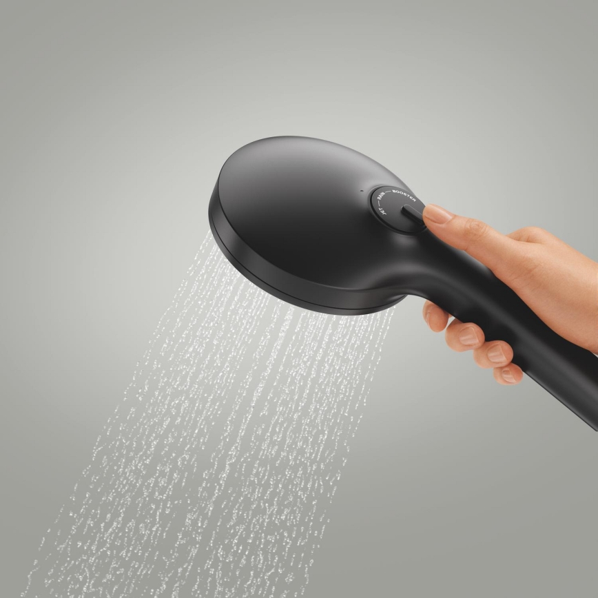 GROHE 1348632430 - Rankinė dušo galvutė VITALIO JOY+ 120 mm juoda