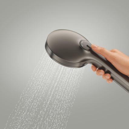 GROHE 134863AL00 - Rankinė dušo galvutė VITALIO JOY+ 120 mm grafitas