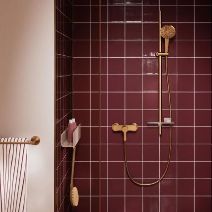 GROHE 134863DL00 - Rankinė dušo galvutė VITALIO JOY+ 120 mm, vario spalvos
