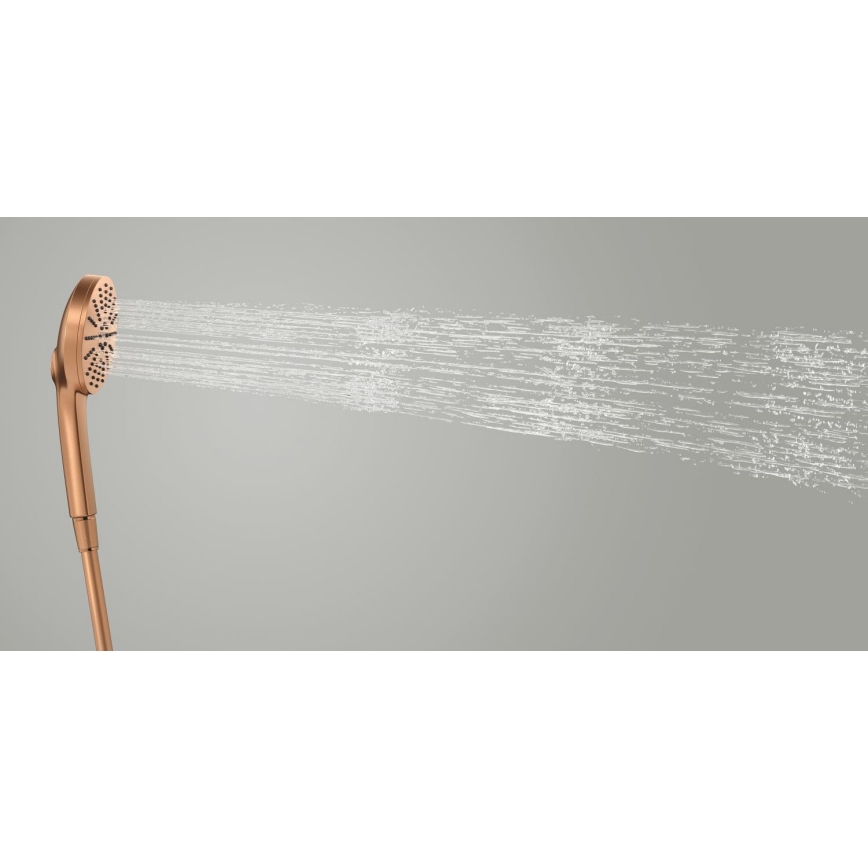 GROHE 134863DL00 - Rankinė dušo galvutė VITALIO JOY+ 120 mm, vario spalvos