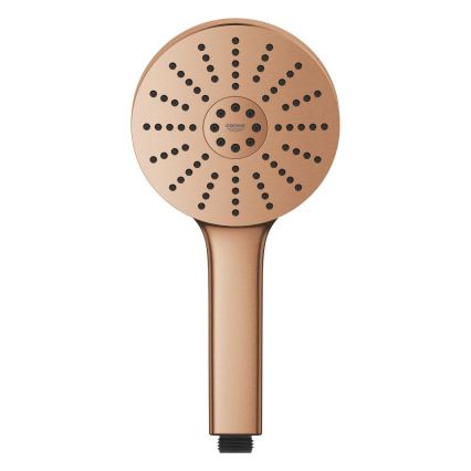 GROHE 134863DL00 - Rankinė dušo galvutė VITALIO JOY+ 120 mm, vario spalvos
