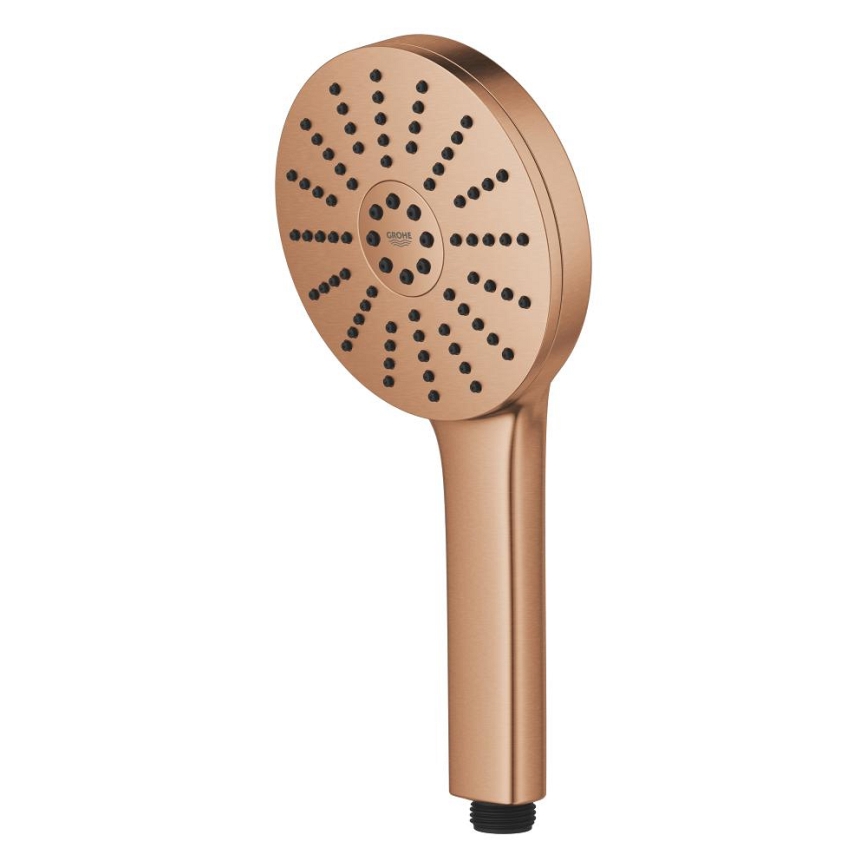 GROHE 134863DL00 - Rankinė dušo galvutė VITALIO JOY+ 120 mm, vario spalvos
