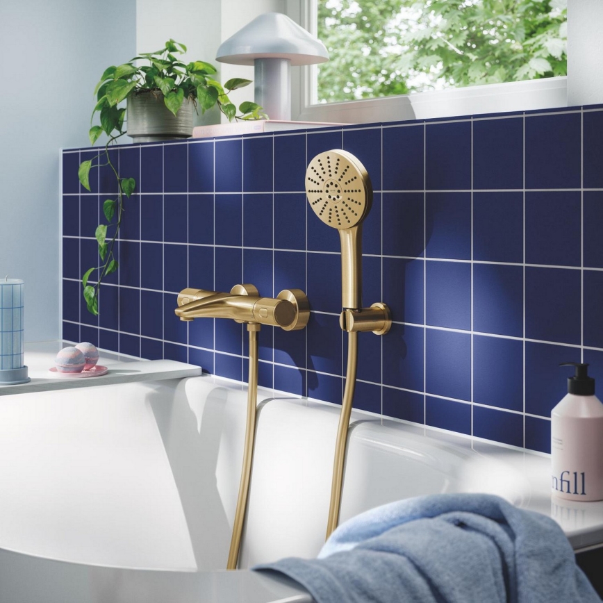GROHE 134863GN00 - Rankinė dušo galvutė VITALIO JOY+ 120 mm auksinė