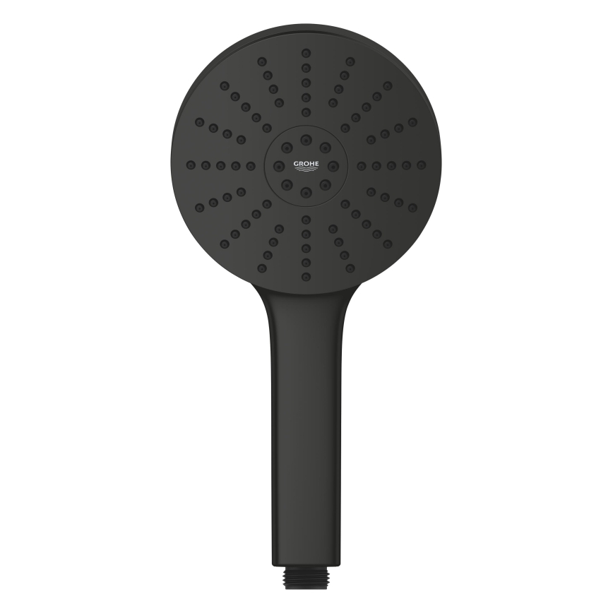 GROHE 1348642430 - Rankinė dušo galvutė VITALIO JOY+ 120 mm juoda
