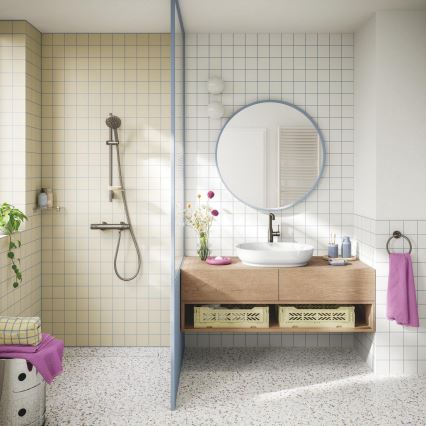 GROHE 134864AL00 - Rankinė dušo galvutė VITALIO JOY+ 120 mm grafitas
