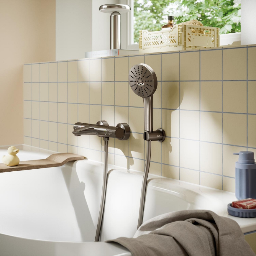 GROHE 134865AL00 - VITALIO JOY+ 120 mm dušo rinkinys, grafito spalva