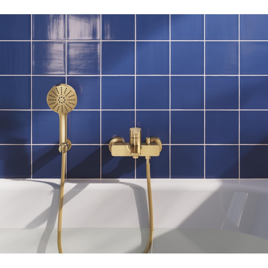 GROHE 134865GN00 - VITALIO JOY+ 120 mm aukso spalvos dušo rinkinys