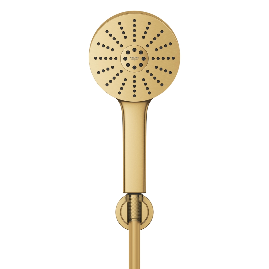 GROHE 134865GN00 - VITALIO JOY+ 120 mm aukso spalvos dušo rinkinys