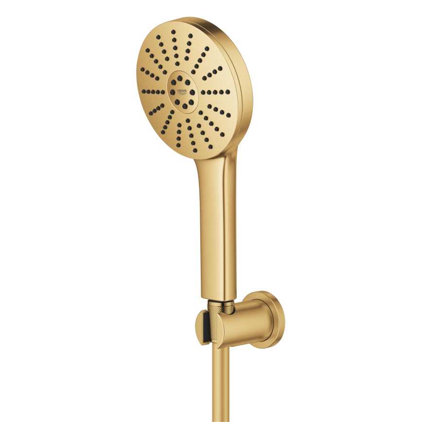 GROHE 134865GN00 - VITALIO JOY+ 120 mm aukso spalvos dušo rinkinys