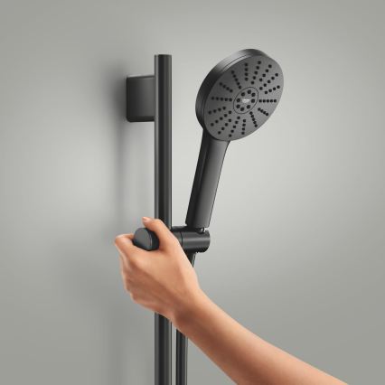 GROHE 1348662430 - Dušo rinkinys VITALIO JOY+ 120 mm juodas