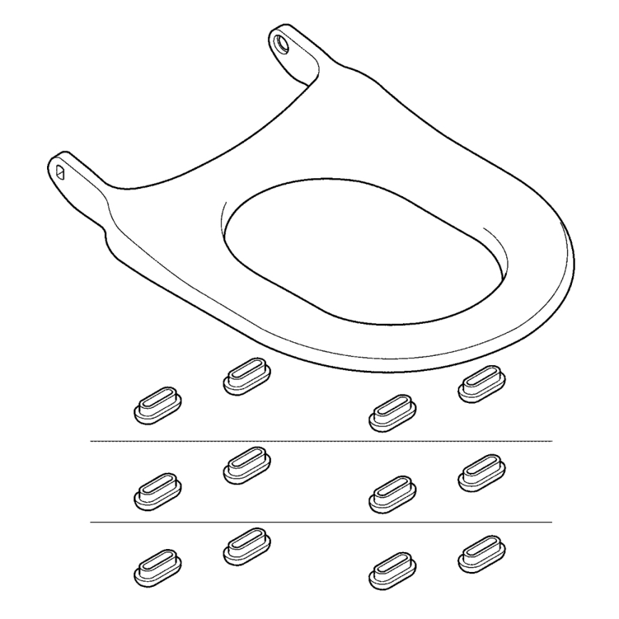 GROHE 14924SH0 - WC sėdynė SENSIA ARENA duroplastinė balta