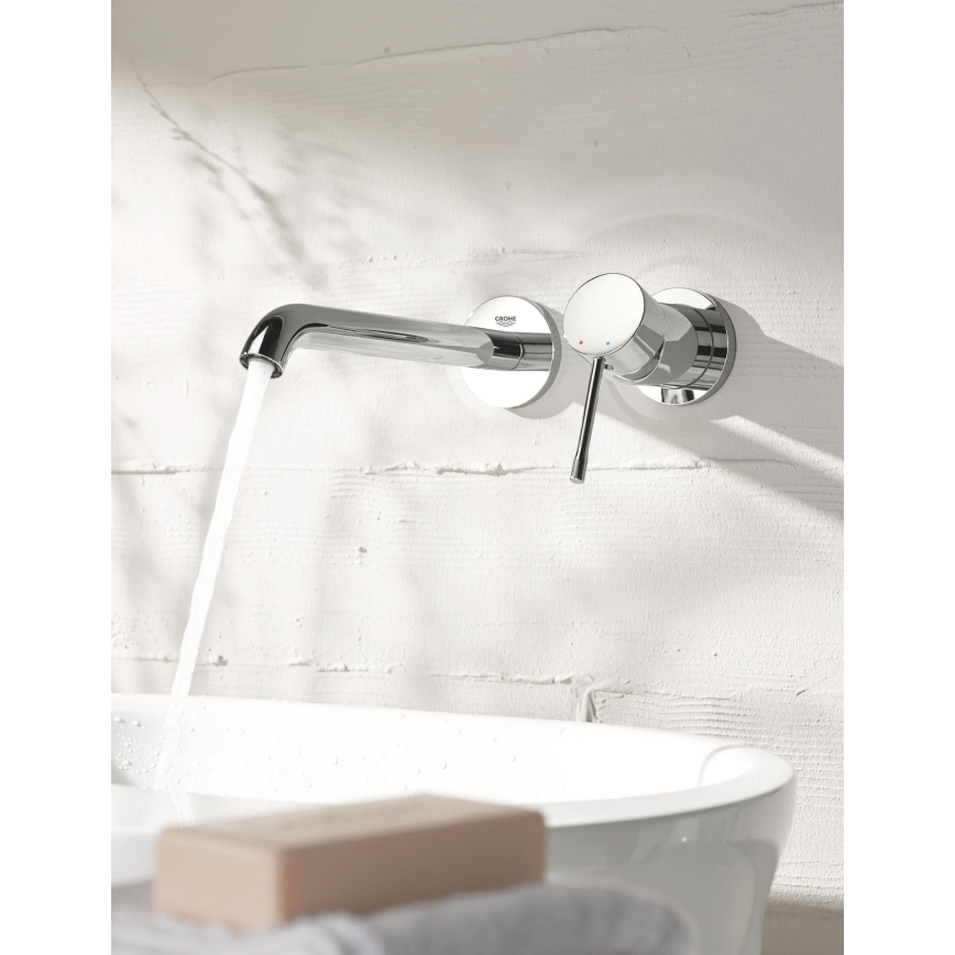 GROHE 19408001 - ESSENCE praustuvo maišytuvas, 183 mm, blizgus chromas