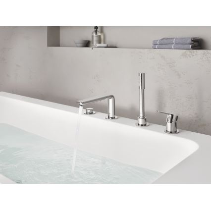 GROHE 19577001 - Keturių skylių vonios maišytuvas LINEARE, blizgus chromas