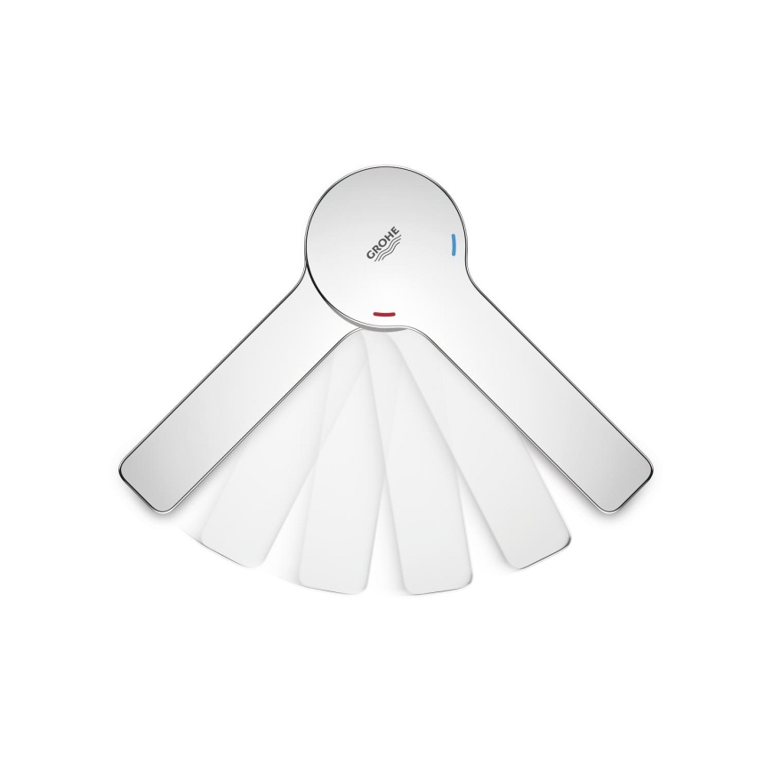 GROHE 19577001 - Keturių skylių vonios maišytuvas LINEARE, blizgus chromas