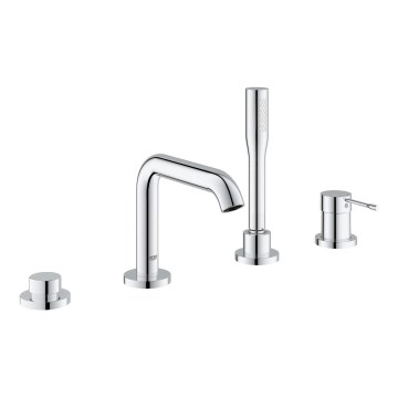 GROHE 19578001 - Keturių skylių vonios maišytuvo komplektas ESSENCE, 197 mm, blizgus chromas