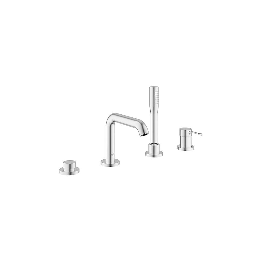 GROHE 19578DC1 - keturių skylių vonios komplektas ESSENCE, nerūdijančio plieno
