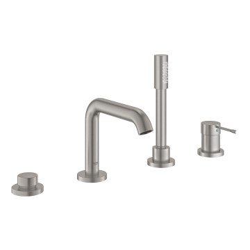 GROHE 19578DC1 - Keturių skylių vonios maišytuvo komplektas ESSENCE, nerūdijančio plieno