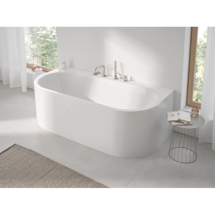 GROHE 19578DC1 - Keturių skylių vonios maišytuvo komplektas ESSENCE, nerūdijančio plieno