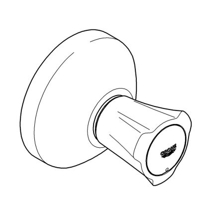 GROHE 19808001 - Viršutinė dalis potinkinio vožtuvo COSTA L, blizgus chromas