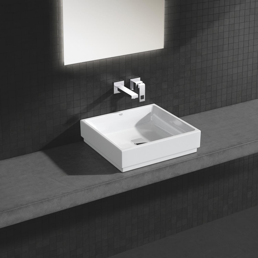 GROHE 19895000 - Praustuvo dviejų angų maišytuvas EUROCUBE 171 mm blizgus chromas