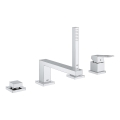 GROHE 19897001 - Keturių angų vonios maišytuvas EUROCUBE, blizgus chromas