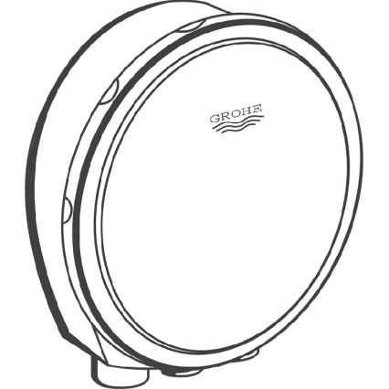GROHE 19952000-Vonios užpildymo, nutekėjimo ir perpildymo komplektas TALENTOFILL, chromuotas