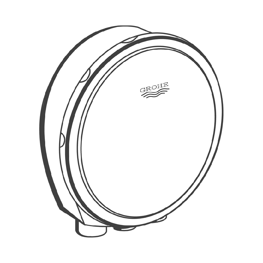 GROHE 19952GL0 -Vonios pripildymo, nutekėjimo ir perpildymo. komplektas TALENTOFILL auksinis