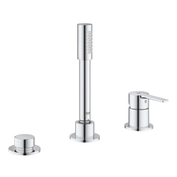 GROHE 19965001 - trijų skylių vonios maišytuvas LINEARE blizgus chromas